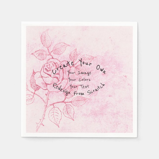 Serviette En Papier Créer votre propre Customisé (Devant)