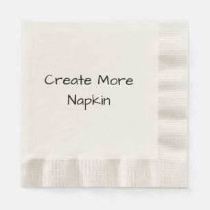 Serviette En Papier Créez votre déjeuner de promotion de marque
