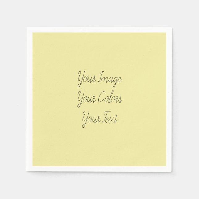 Serviette En Papier Créez votre propre (Devant)