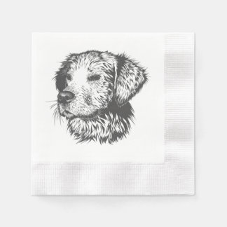 Serviette En Papier Créez Votre Propre Chien De Compagnie Personnalisé