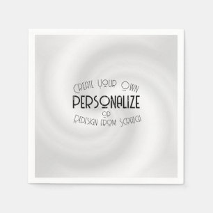 Serviette En Papier Créez votre propre conception personnalisée