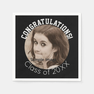 Serviette En Papier Créez votre propre diplôme  Photo personnalisée