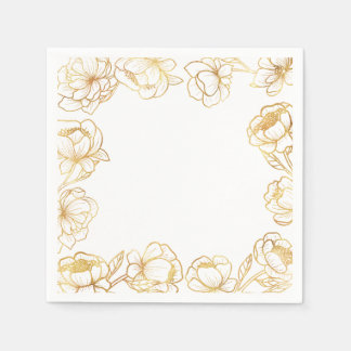 Serviette En Papier Créez Votre Propre Élégant Blanc