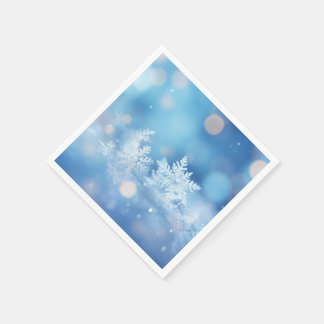 Serviette En Papier Créez votre propre événement de flocons de neige B