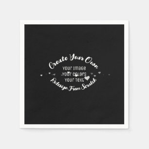 Serviette En Papier Créez votre propre image personnalisée