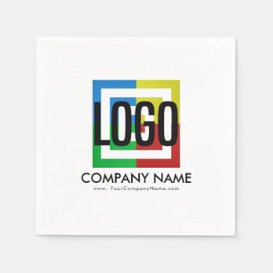 Serviette En Papier Créez Votre Propre Logo d'Entreprise Détails de l'
