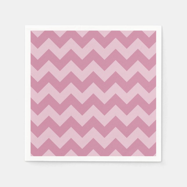 Serviette En Papier Créez votre propre Motif Chevron (Devant)