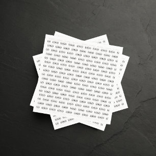 Serviette En Papier Créez votre propre Motif de logo personnalisé