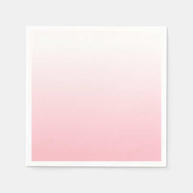 Serviette En Papier Créez votre propre Ombre rose (Devant)