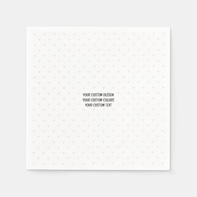 Serviette En Papier Créez votre propre personnalisation (Devant)