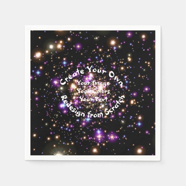 Serviette En Papier Créez votre propre personnalisation (Devant)
