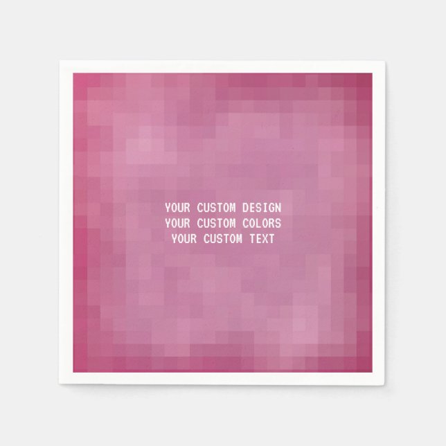 Serviette En Papier Créez votre propre personnalisation (Devant)