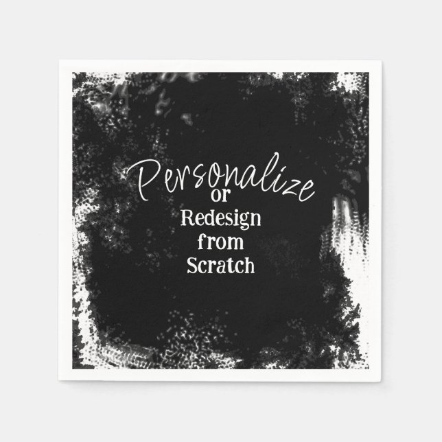 Serviette En Papier Créez votre propre personnalisation (Devant)