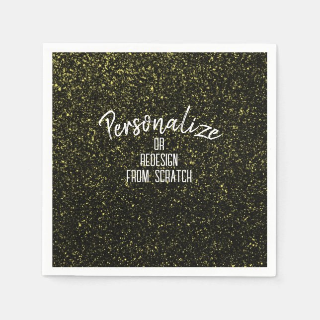 Serviette En Papier Créez votre propre personnalisation personnalisée (Devant)