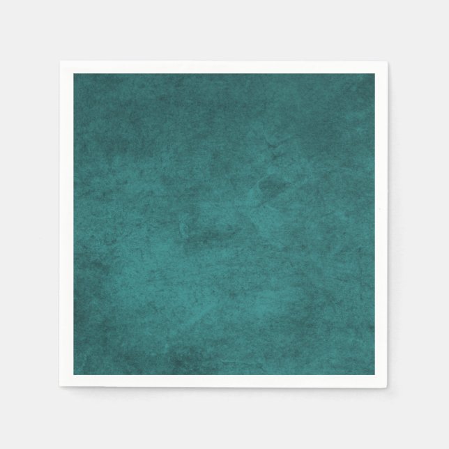 Serviette En Papier Créez votre propre style Turquoise solide (Devant)