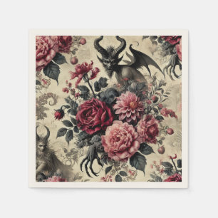 Serviette En Papier 🔥 Crématorium Rose – Victorien gothique