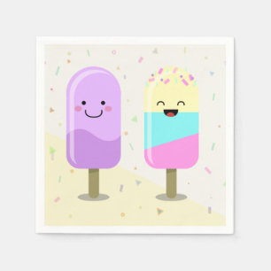 Serviette En Papier Crème glacée