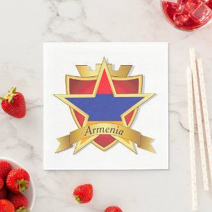 Serviette En Papier Crest arménien
