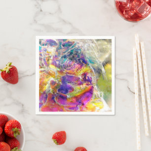 Serviette En Papier Cristal d'Aura d'automne