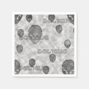 Serviette En Papier Croire Alien