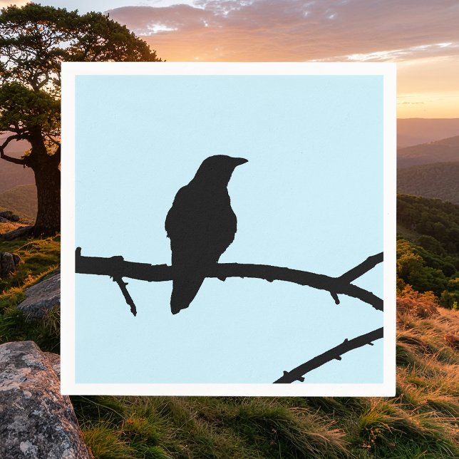 Serviette En Papier Croisement Sur Une Branche (Créateur téléchargé)