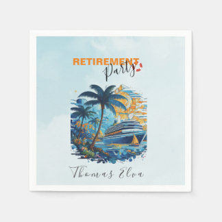 Serviette En Papier Croisière à la retraite, Croisière