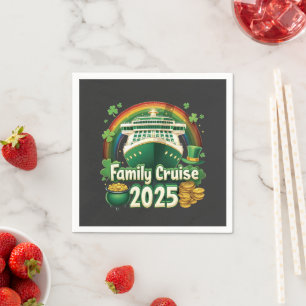 Serviette En Papier Croisière en famille 2025 St. Patrick’s Matching L