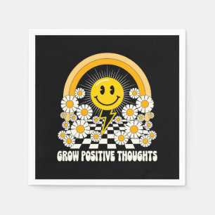 Serviette En Papier Croissance des pensées positives - Inspirationnel 