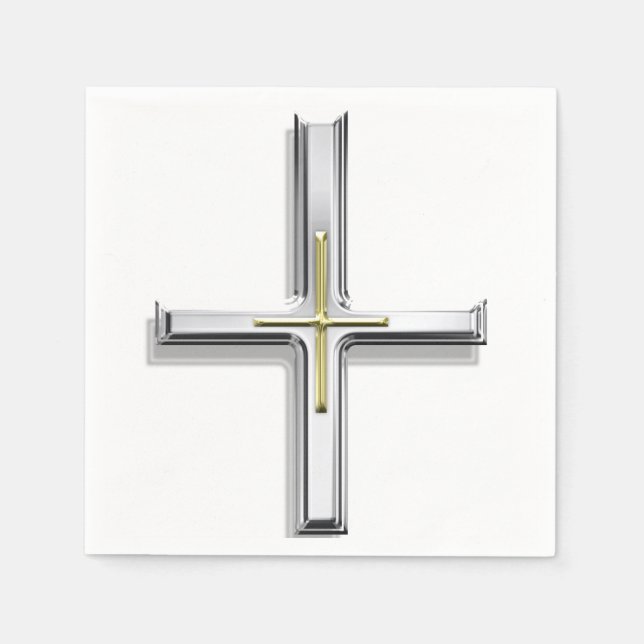 Serviette En Papier Croix dans la foi I (Devant)
