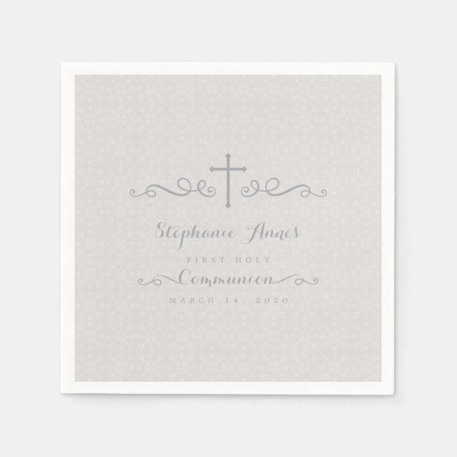 Serviette En Papier Croix de l'organisme de communion dans le modèle f (Devant)