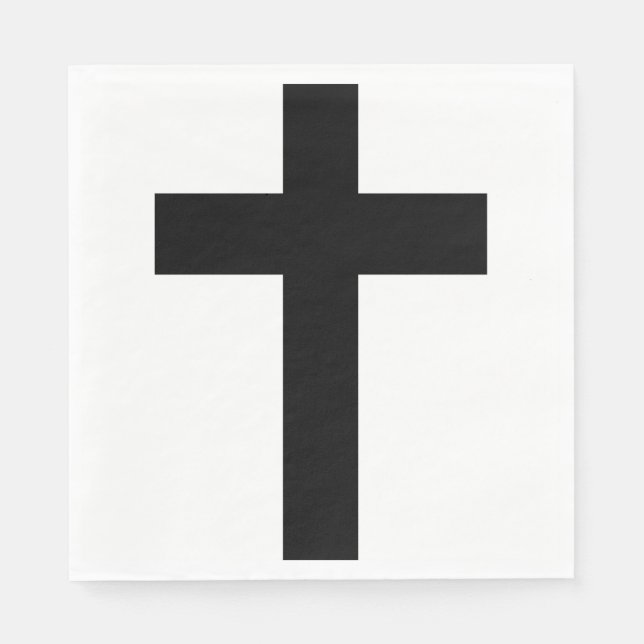 Serviette En Papier Croix du christianisme (Devant)