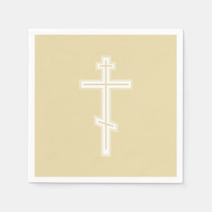Serviette En Papier Croix orthodoxe