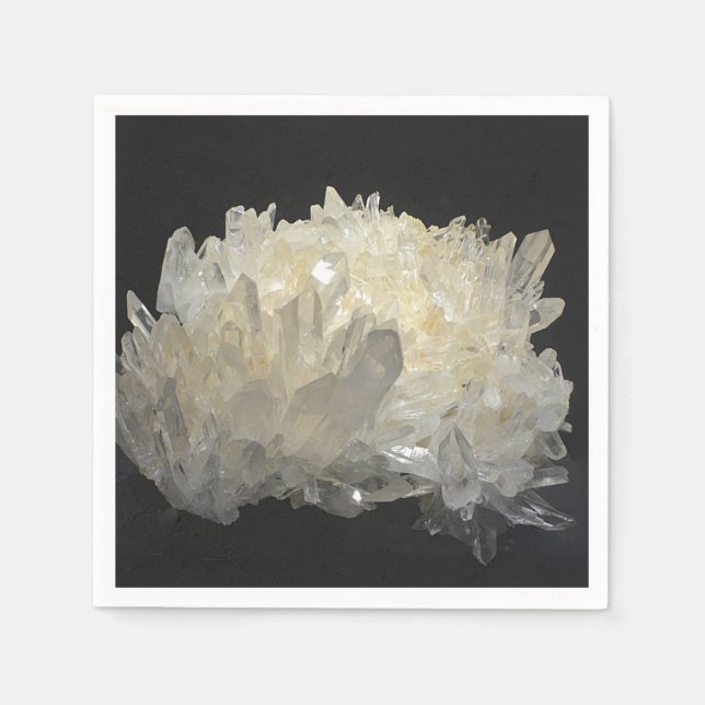 Serviette En Papier Crystal Quartz étonnant (Devant)