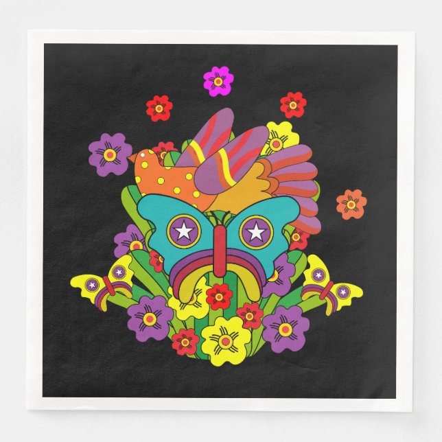 Serviette En Papier Crystal Tipps et Alistair (Devant)