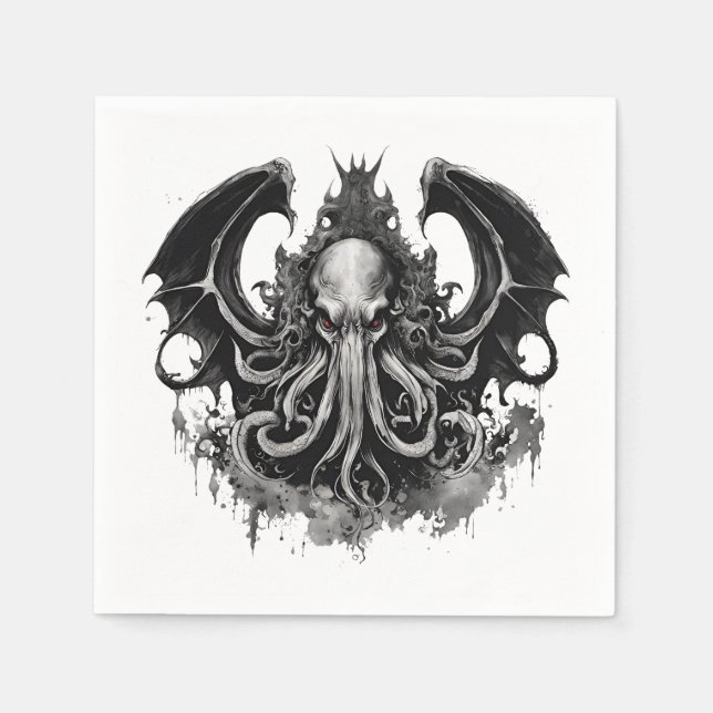 Serviette En Papier Cthulhu (Devant)