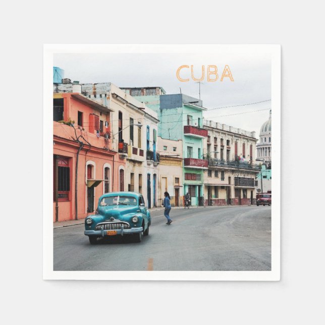 Serviette En Papier Cuba (Devant)