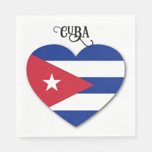 Serviette En Papier Cuba Love