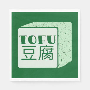 Serviette En Papier Cube japonaise de tofu