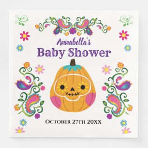 Serviette En Papier Cuire sucre crâne Citrouille Halloween Baby shower
