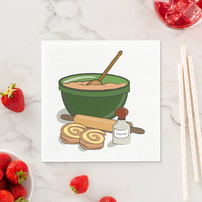 Serviette En Papier Cuisine confortable Ingrédients Cuisine confortabl (Créateur téléchargé)