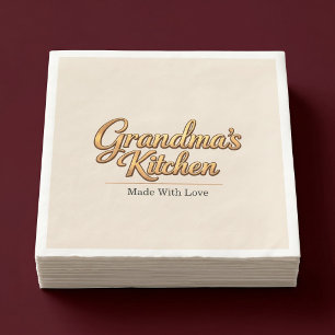 Serviette En Papier Cuisine de grand-mère personnalisée