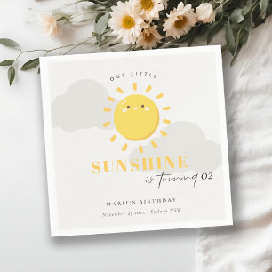 Serviette En Papier Cuisine Notre Petit Jaune Soleil N'Importe Quel Âg