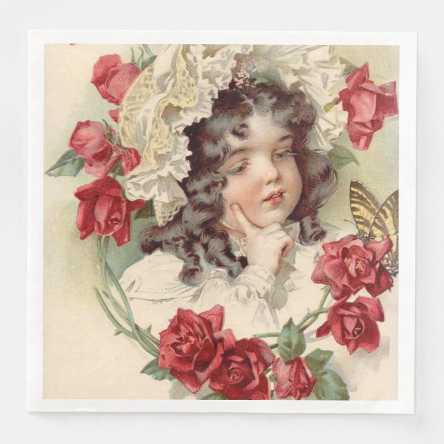 Serviette En Papier Cuisine victorienne (Devant)