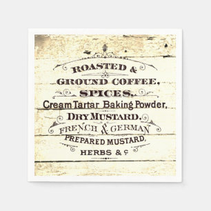 Serviette En Papier Cuisine Vintage