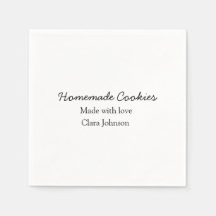 Serviette En Papier Cuisiniers maison ajoutez votre texte nom personna