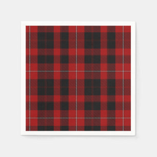 Serviette En Papier Cunningham Clan Tartan Plaid Papier