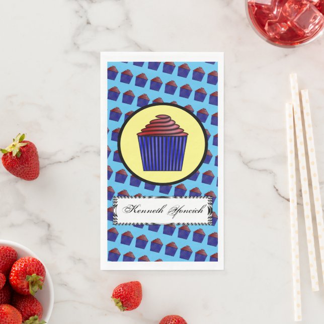 Serviette En Papier Cupcake par Kenneth Yoncich (En situation)