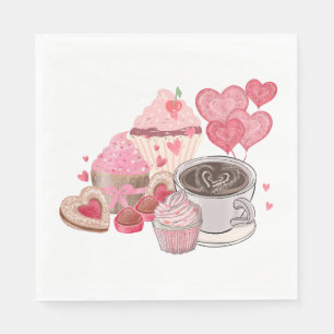 Serviette En Papier Cupcakes & Coffee Traitements Serviettes