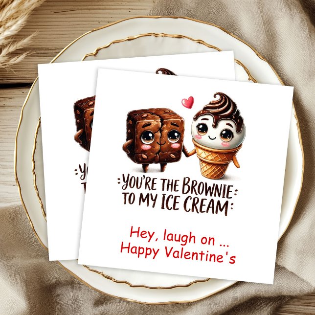 Serviette En Papier Custom Name Valentine Napkins Funny Food Quotes (Custom Name Valentine Napkins Funny Food Quotes)