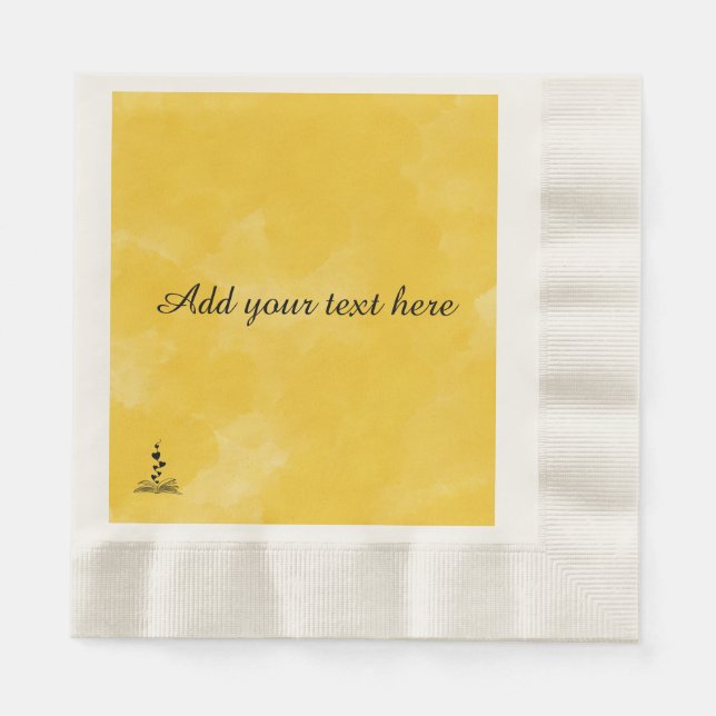Serviette En Papier Custom Napkins That Add Charm to Every Occasion (Devant)